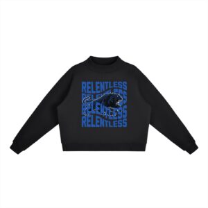 Panthers Fleece Mock-Neck Crew Sweatshirt