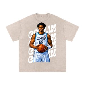 Collin Irby Snow Washed Oversized Cotton T-Shirt